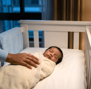Newborn Home Care during sleeping of Baby
